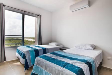 Departamento De Lujo 3 Recamaras En Exclente Ubicacion Apartman Cancún Kültér fotó